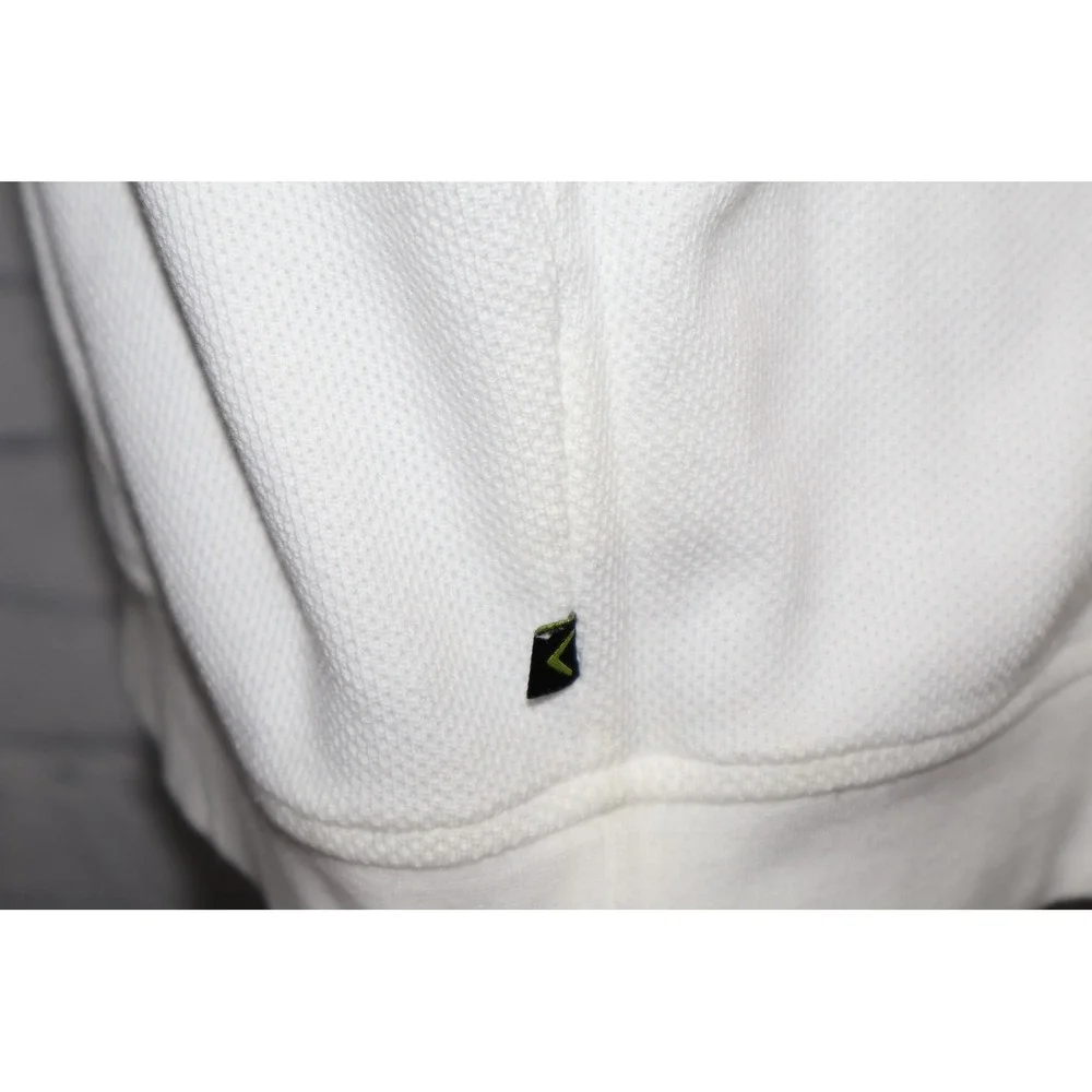 Callaway Golf Sport Men XL White V-Neck Sleeveless Sweater Vest Cotton Knit